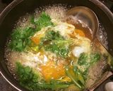 ポン酢でさっぱり♡春菊の卵とじうどん作り方5写真
