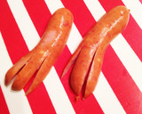 お弁当用たらこパスタで桜の木作り方1写真