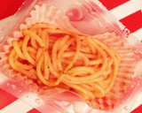 お弁当用たらこパスタで桜の木作り方4写真