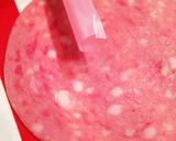 お弁当用たらこパスタで桜の木作り方6写真