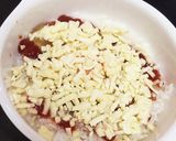 今日の朝ご飯～ご飯と卵とチーズのやつ～作り方2写真