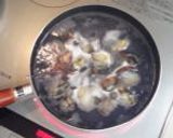 アサリの酒蒸し風スープ作り方1写真