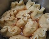 鶏ひき肉と豆腐の巾着煮作り方4写真