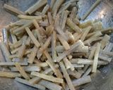 ゴボウと水菜のマヨポン和え作り方2写真