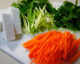 ☆和風サラダ☆七味マヨネーズソース添え作り方3写真