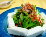 ☆和風サラダ☆七味マヨネーズソース添え作り方4写真