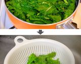 菜の花×鯖味噌缶♡たっぷり胡麻和え！作り方2写真