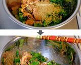 菜の花×鯖味噌缶♡たっぷり胡麻和え！作り方3写真