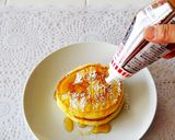 【ふりふりクリーム】ホイップパンケーキ作り方8写真