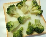 薫香 ブロ×ミニトマ 塩*塩昆布トースト作り方3写真