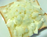 薫香ほのか✿トマト×玉葱の塩昆布トースト作り方3写真