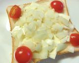 薫香ほのか✿トマト×玉葱の塩昆布トースト作り方4写真