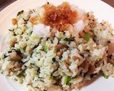 妊娠授乳期に☆しらす納豆チャーハン作り方5写真