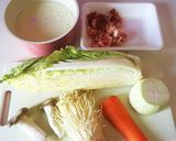 ☆鍋料理☆白菜DE豆乳鍋作り方1写真