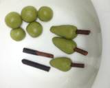 抹茶を使った樹木のマジパン細工作り方3写真