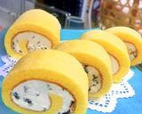 レーズンクリームロールケーキ作り方30写真