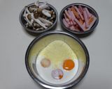 簡単✿カルボナーラ作り方1写真