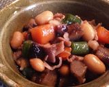 照りコロで美味しい♡*豚肉と大豆の煮物作り方7写真