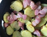 超簡単もう一品の！ベーコンポテト炒め作り方4写真