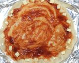 簡単★耳までチーズ♡とろとろ〜卵ピザ作り方6写真