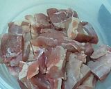 鶏肉のわさび煮作り方1写真
