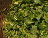 かぶの葉と鰹節の炒め物作り方1写真