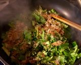 かぶの葉と鰹節の炒め物作り方3写真