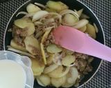甘辛そぼろとポテトのワンポットグラタン。作り方8写真