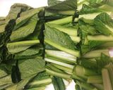 小松菜の中華炒め作り方1写真