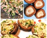味噌マヨで味付け！椎茸のツナチーズ焼き♡作り方2写真