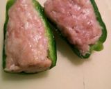 お弁当に◎簡単！ピーマンの肉詰め。作り方2写真