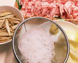 煮込むほど旨い！豚バラごぼう丼作り方1写真