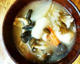 茸たっぷり里山風田舎豚汁作り方11写真