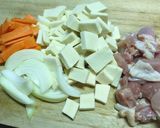 子供も大好き！高野豆腐と鶏肉の炒り煮♡作り方3写真