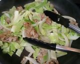 定番！シャキシャキ野菜のソース焼きそば作り方4写真