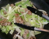 定番！シャキシャキ野菜のソース焼きそば作り方4写真