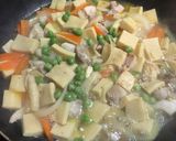 子供も大好き！高野豆腐と鶏肉の炒り煮♡作り方7写真