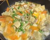 子供も大好き！高野豆腐と鶏肉の炒り煮♡作り方9写真