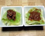 蒸しキャベツ ～酢味噌和え・梅和え～作り方6写真