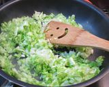 フライパンで簡単キャベツ＆チーズメンチ作り方2写真