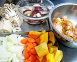 ルウ不使用★根菜チキントマトカレー作り方2写真