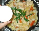 鶏むね肉・白菜・海老・人参の簡単野菜炒め作り方12写真