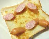 ウィンナー×ブロの塩レモンカレートースト作り方3写真