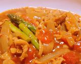 夏も元気に!✼アスパラカレー作り方6写真