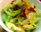 茹でキャベツの生姜醤油和え ♪作り方4写真