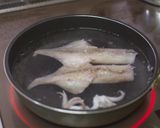 ご飯に合う★イカの味噌バター煮込み作り方4写真