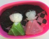 キャラ弁❤︎ごはんのおひなさま作り方16写真