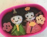 キャラ弁❤︎ごはんのおひなさま作り方18写真