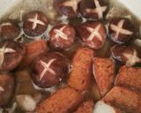 竹の子と鶏肉の煮物作り方7写真