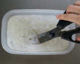 レンジで簡単☆ネギと白滝の炊いたん。作り方1写真